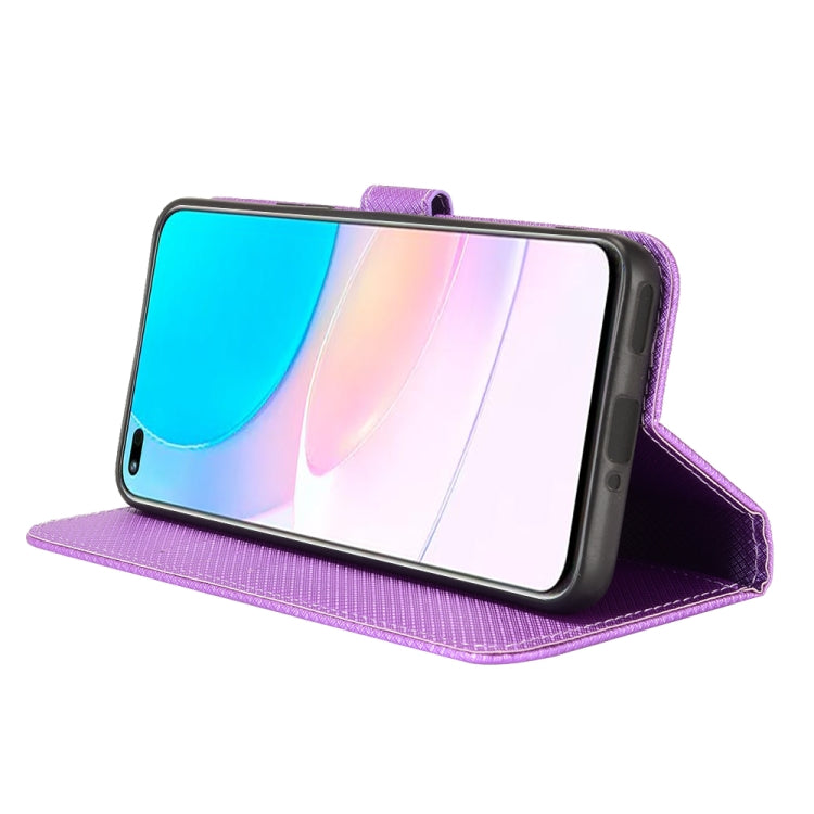 For Huawei Nova 8i / Honor 50 Lite Diamond Texture Leather Phone Case