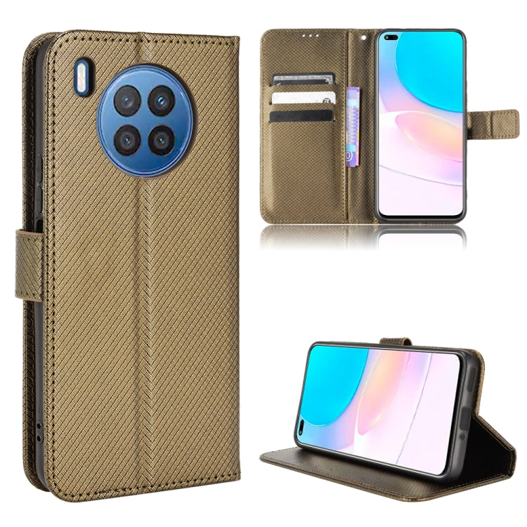 For Huawei Nova 8i / Honor 50 Lite Diamond Texture Leather Phone Case