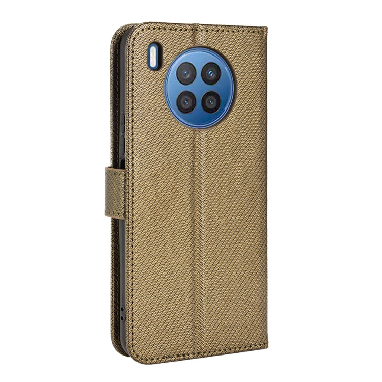 For Huawei Nova 8i / Honor 50 Lite Diamond Texture Leather Phone Case