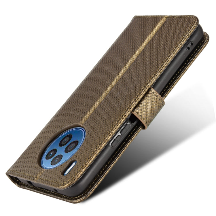 For Huawei Nova 8i / Honor 50 Lite Diamond Texture Leather Phone Case
