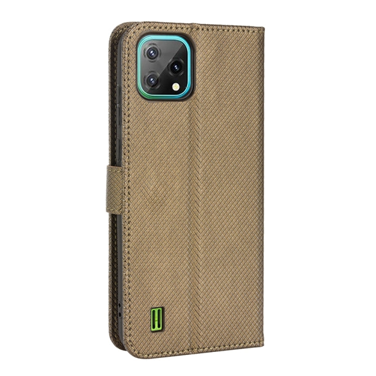 For Blackview A55 Diamond Texture Leather Phone Case