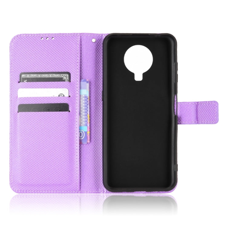For Nokia G10 / G20 / 6.3 Diamond Texture Leather Phone Case