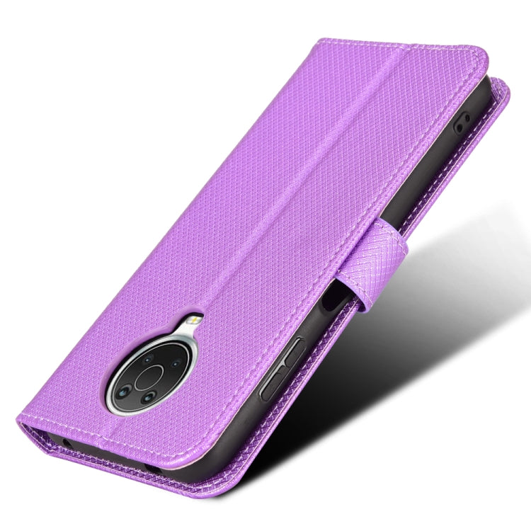 For Nokia G10 / G20 / 6.3 Diamond Texture Leather Phone Case