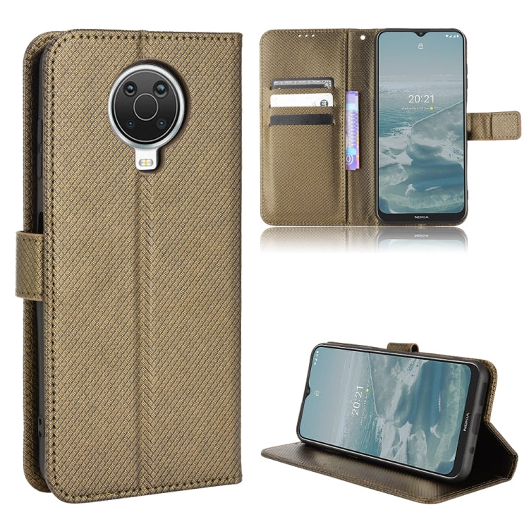 For Nokia G10 / G20 / 6.3 Diamond Texture Leather Phone Case
