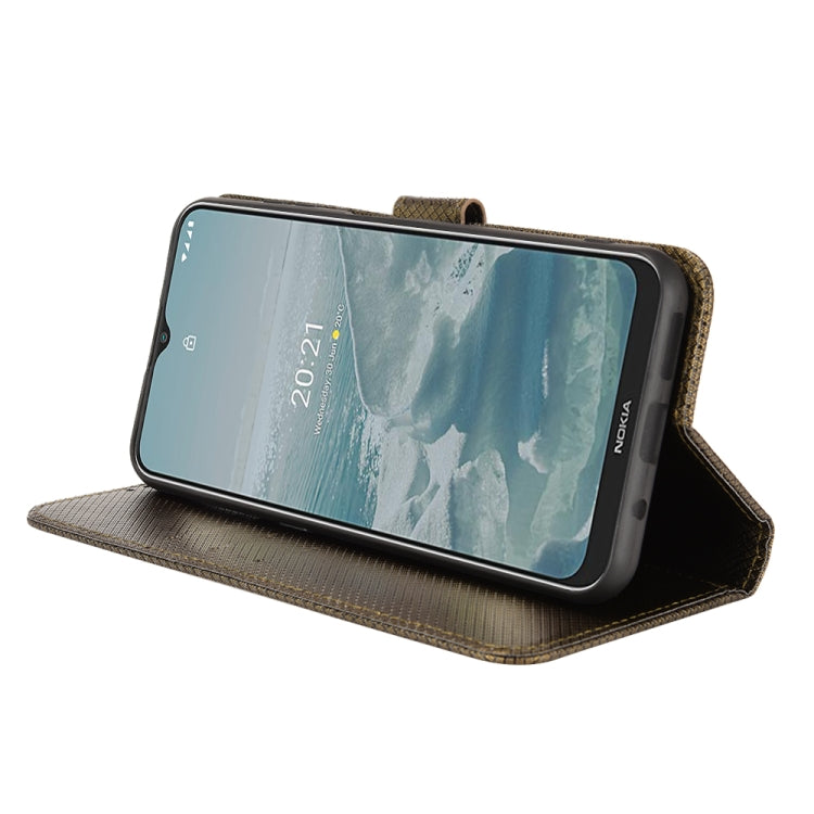 For Nokia G10 / G20 / 6.3 Diamond Texture Leather Phone Case