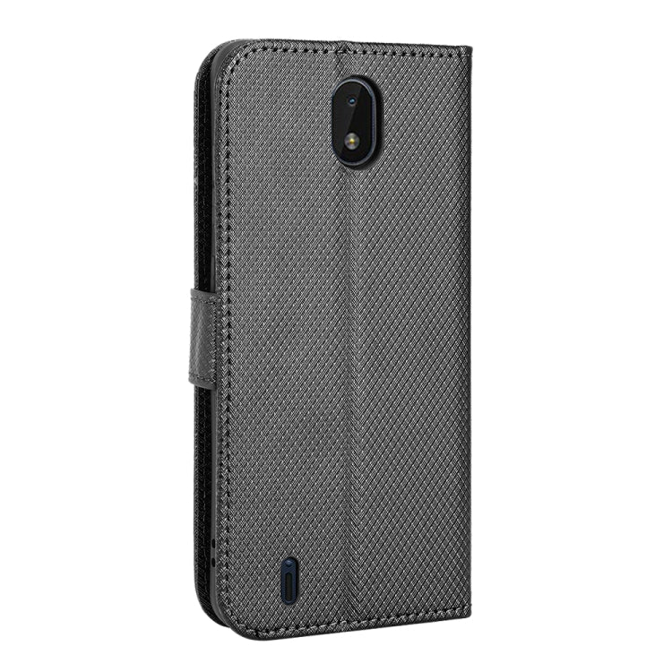 For Nokia C01 Plus Diamond Texture Leather Phone Case
