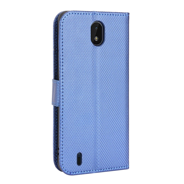 For Nokia C01 Plus Diamond Texture Leather Phone Case