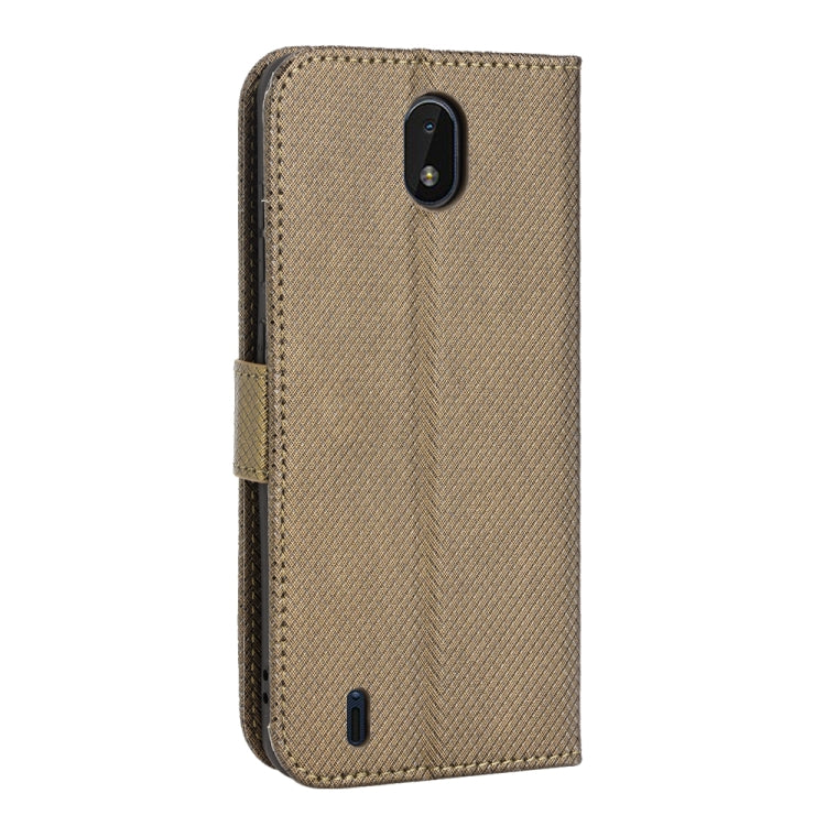 For Nokia C01 Plus Diamond Texture Leather Phone Case