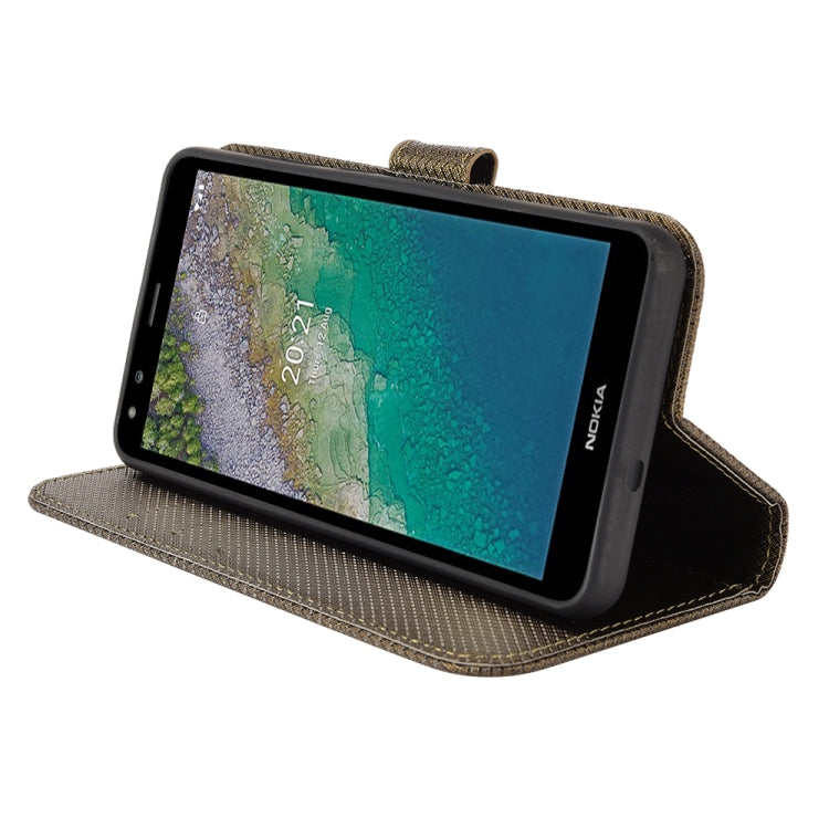 For Nokia C01 Plus Diamond Texture Leather Phone Case