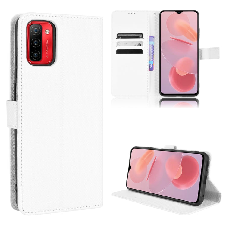 For Ulefone Note 12P Diamond Texture Leather Phone Case