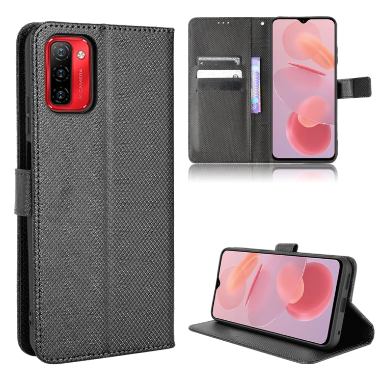 For Ulefone Note 12P Diamond Texture Leather Phone Case