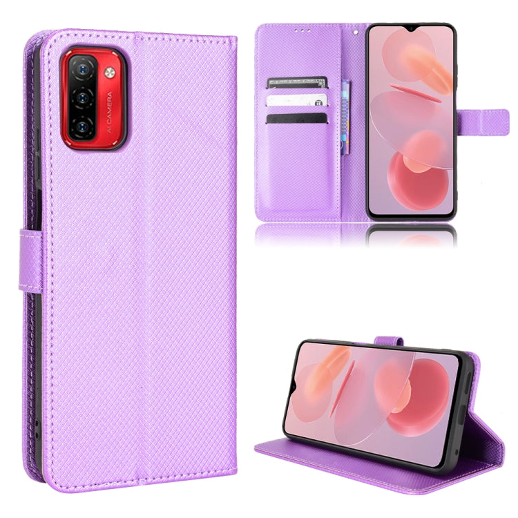 For Ulefone Note 12P Diamond Texture Leather Phone Case