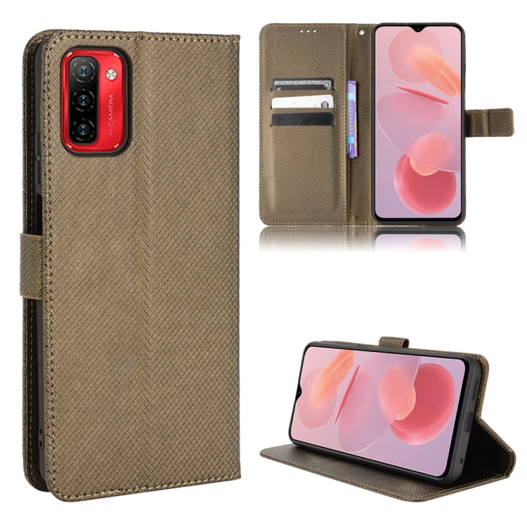 For Ulefone Note 12P Diamond Texture Leather Phone Case