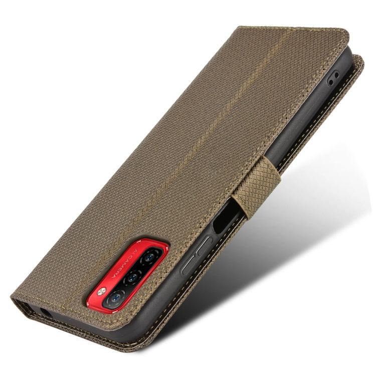 For Ulefone Note 12P Diamond Texture Leather Phone Case