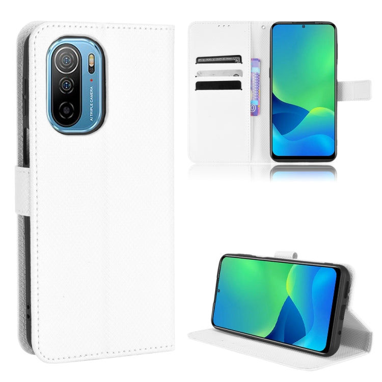 For Ulefone Note 13P Diamond Texture Leather Phone Case