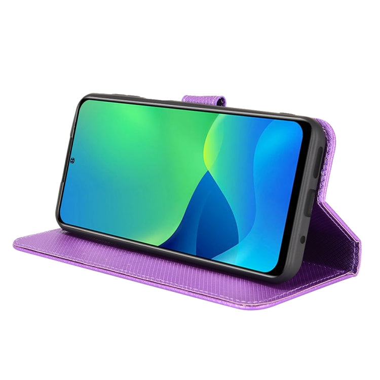 For Ulefone Note 13P Diamond Texture Leather Phone Case