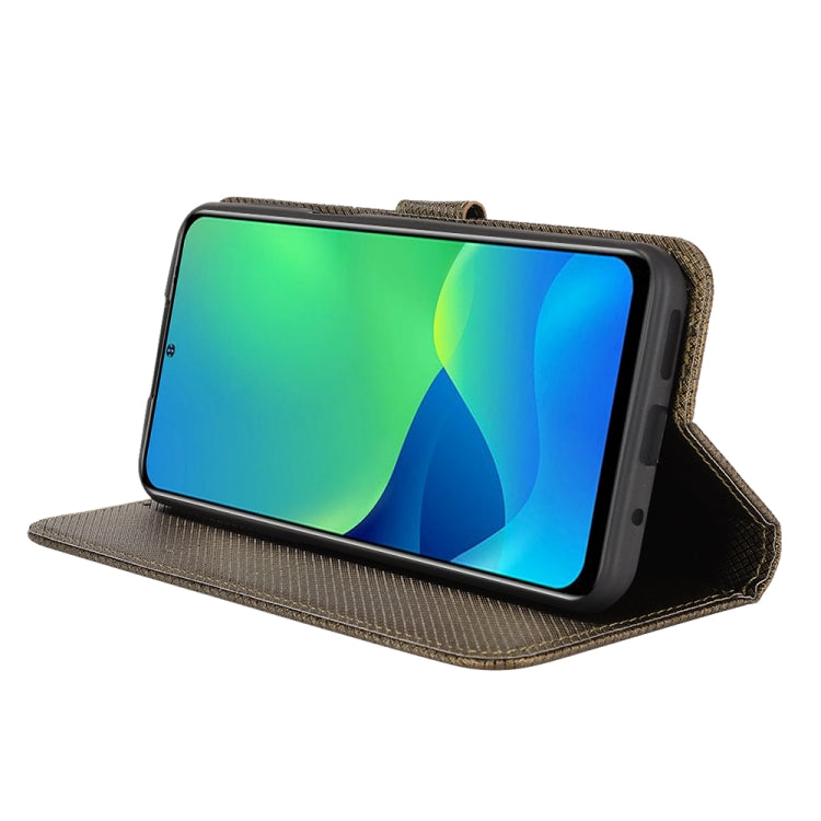 For Ulefone Note 13P Diamond Texture Leather Phone Case
