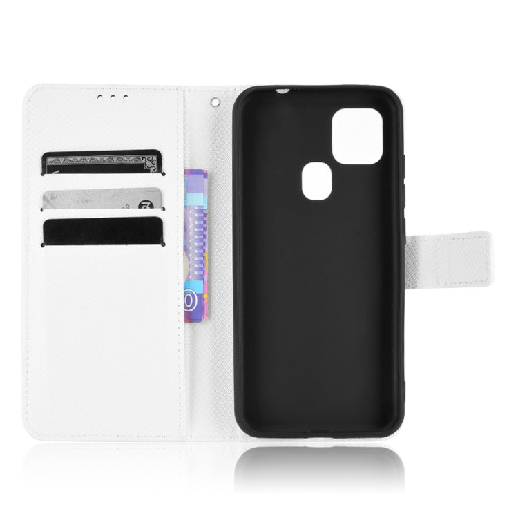 For Oukitel C22 Diamond Texture Leather Phone Case