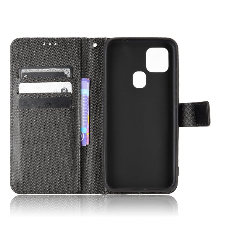 For Oukitel C22 Diamond Texture Leather Phone Case
