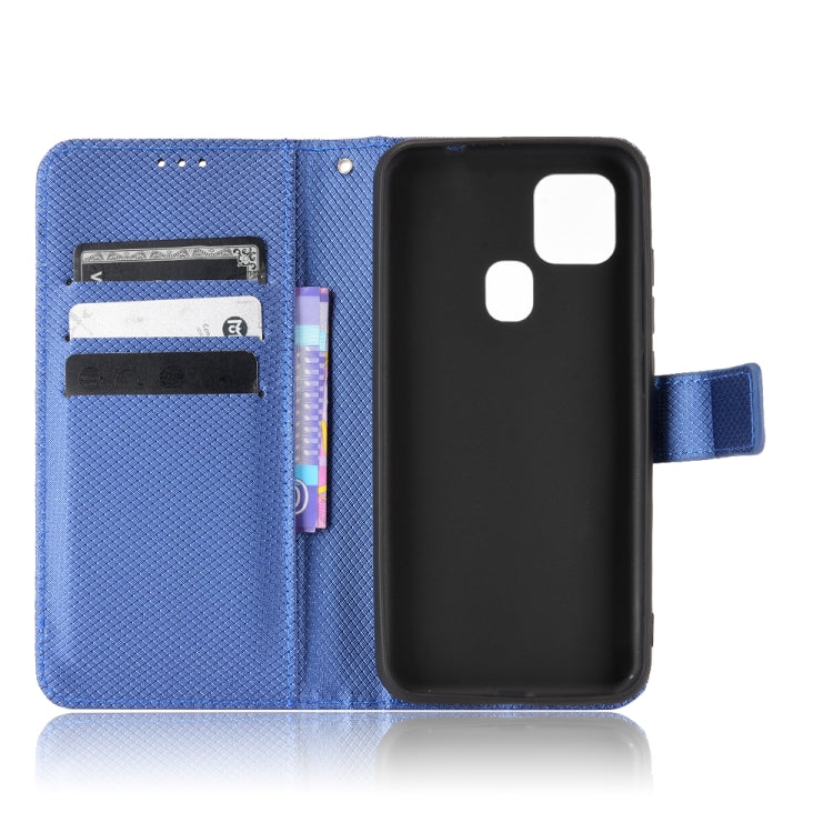 For Oukitel C22 Diamond Texture Leather Phone Case