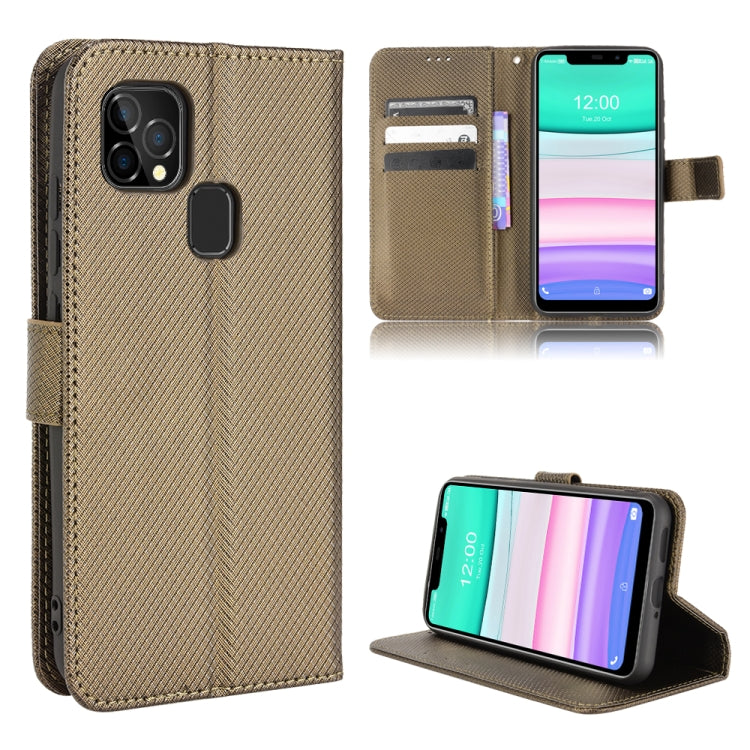 For Oukitel C22 Diamond Texture Leather Phone Case