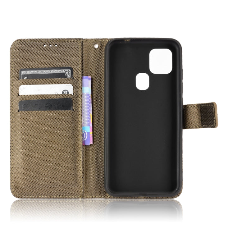 For Oukitel C22 Diamond Texture Leather Phone Case