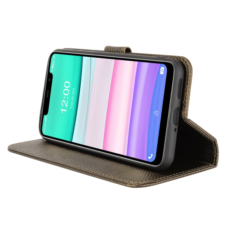 For Oukitel C22 Diamond Texture Leather Phone Case