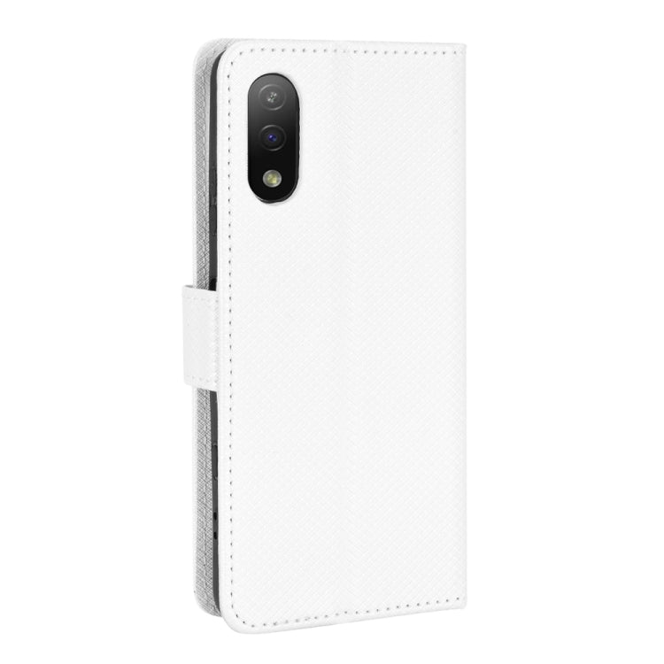 For Sony Xperia ACE  II / SO-41B Diamond Texture Leather Phone Case