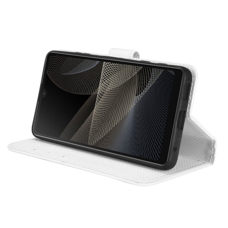 For Sony Xperia ACE  II / SO-41B Diamond Texture Leather Phone Case