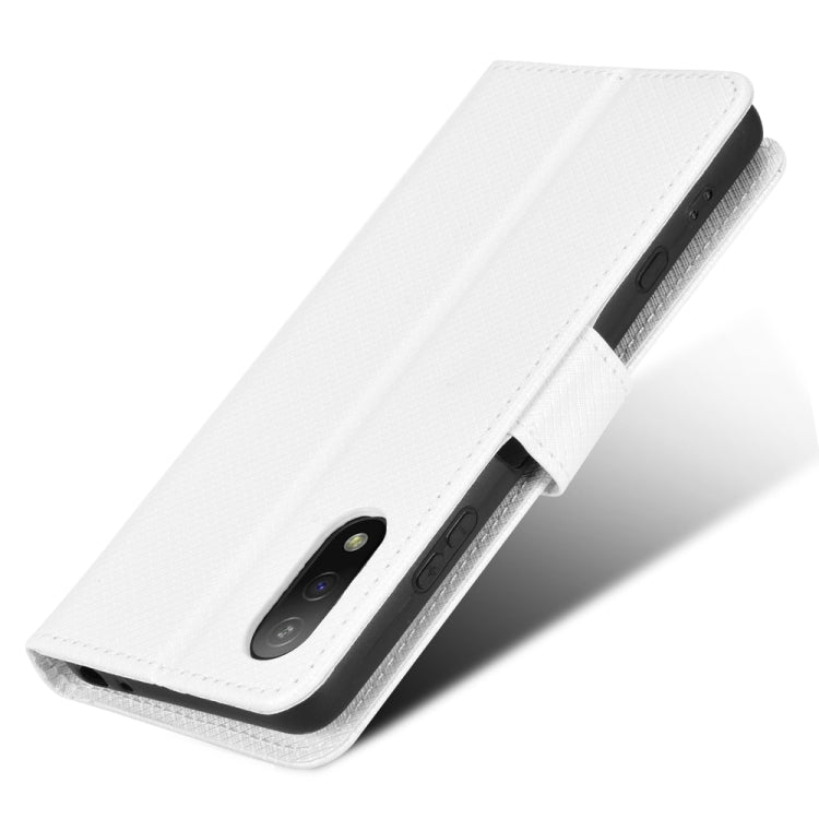 For Sony Xperia ACE  II / SO-41B Diamond Texture Leather Phone Case