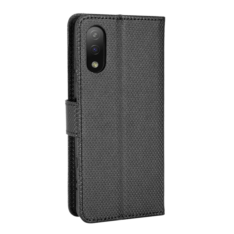 For Sony Xperia ACE  II / SO-41B Diamond Texture Leather Phone Case