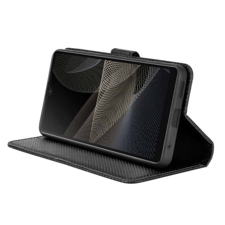 For Sony Xperia ACE  II / SO-41B Diamond Texture Leather Phone Case