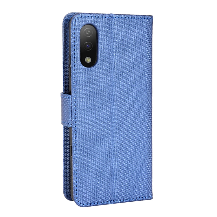 For Sony Xperia ACE  II / SO-41B Diamond Texture Leather Phone Case