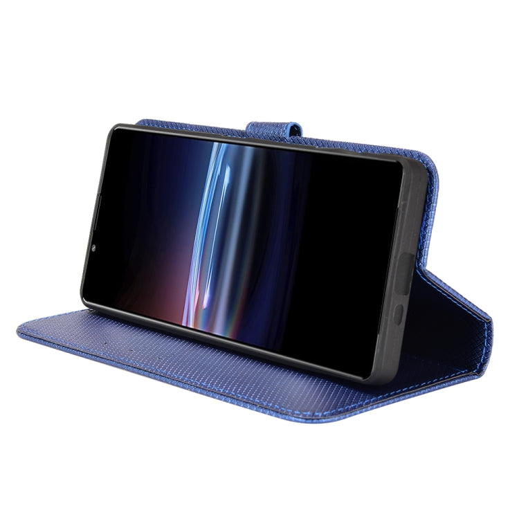 For Sony Xperia Pro-1 Diamond Texture Leather Phone Case