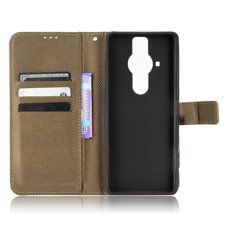 For Sony Xperia Pro-1 Diamond Texture Leather Phone Case