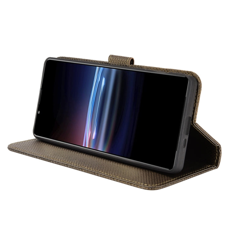 For Sony Xperia Pro-1 Diamond Texture Leather Phone Case