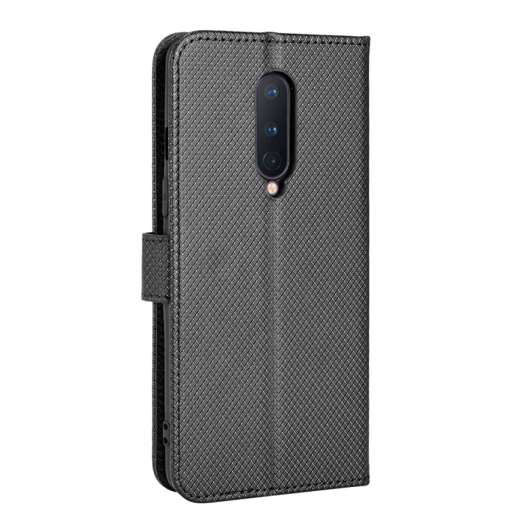 For OnePlus 8 Diamond Texture Leather Phone Case