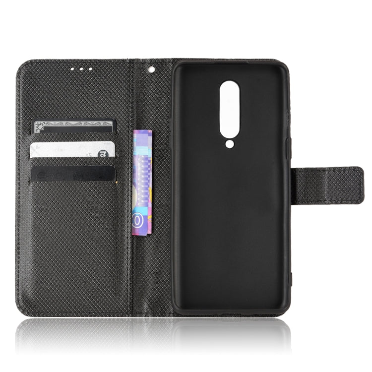 For OnePlus 8 Diamond Texture Leather Phone Case