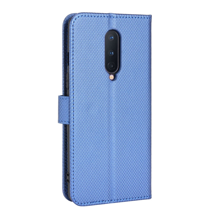 For OnePlus 8 Diamond Texture Leather Phone Case