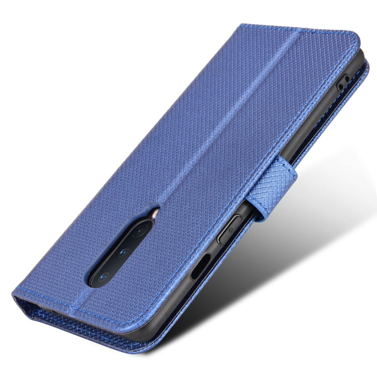 For OnePlus 8 Diamond Texture Leather Phone Case