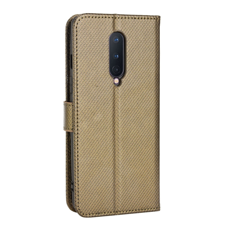 For OnePlus 8 Diamond Texture Leather Phone Case