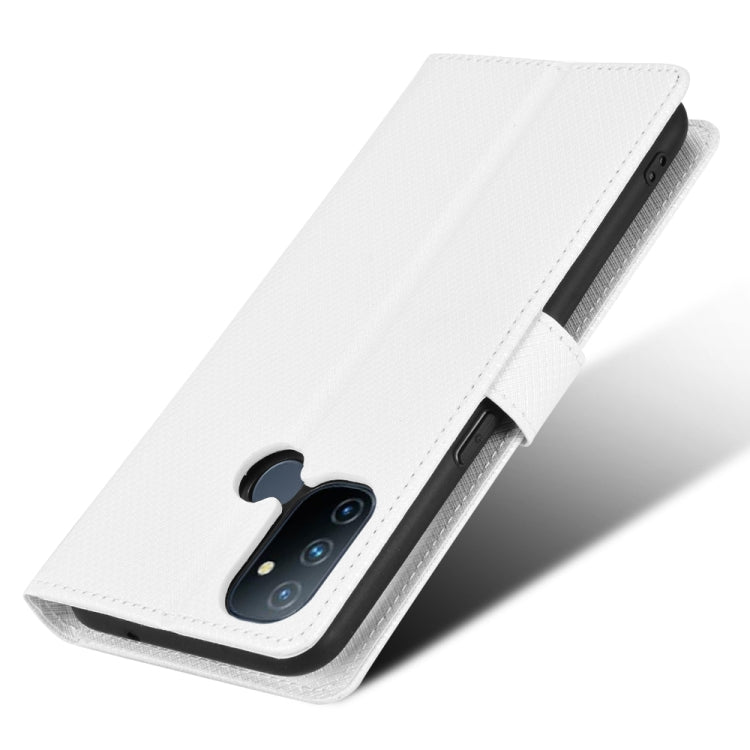 For OnePlus Nord N100 Diamond Texture Leather Phone Case