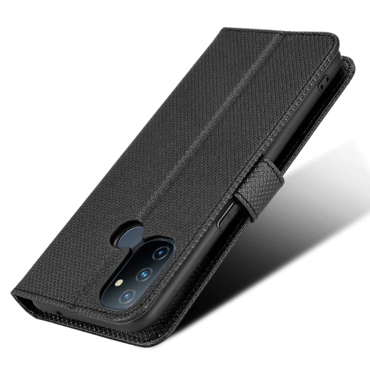 For OnePlus Nord N100 Diamond Texture Leather Phone Case