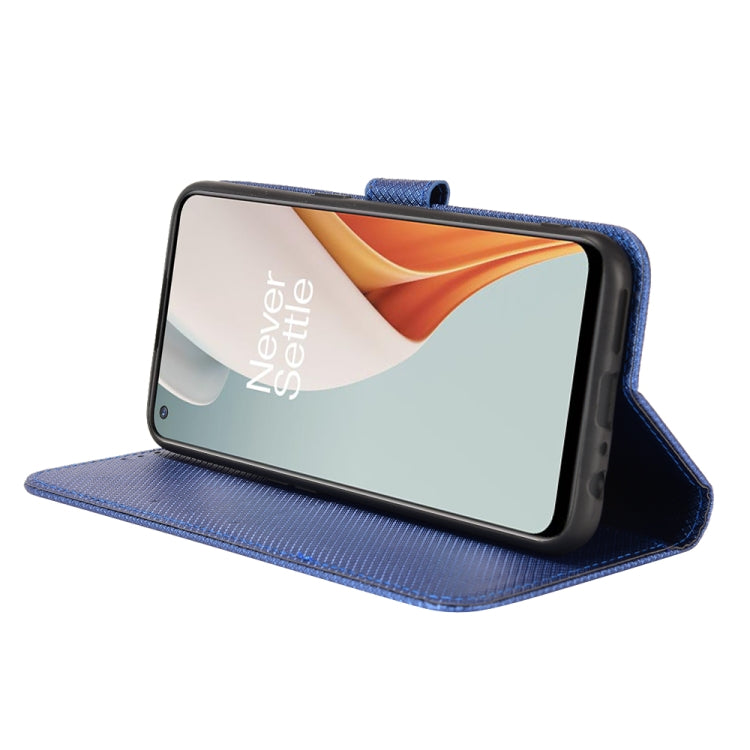 For OnePlus Nord N100 Diamond Texture Leather Phone Case