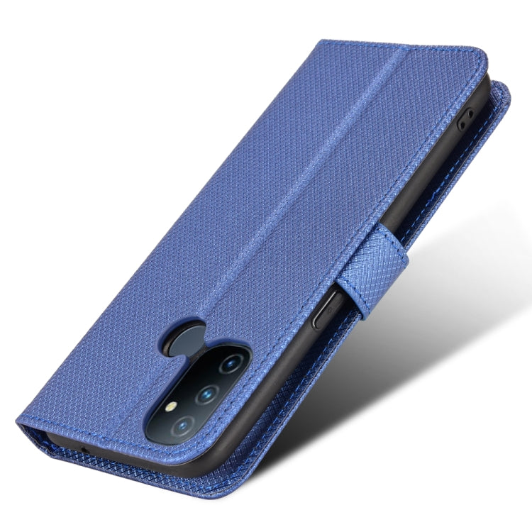For OnePlus Nord N100 Diamond Texture Leather Phone Case