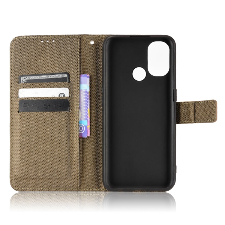For OnePlus Nord N100 Diamond Texture Leather Phone Case