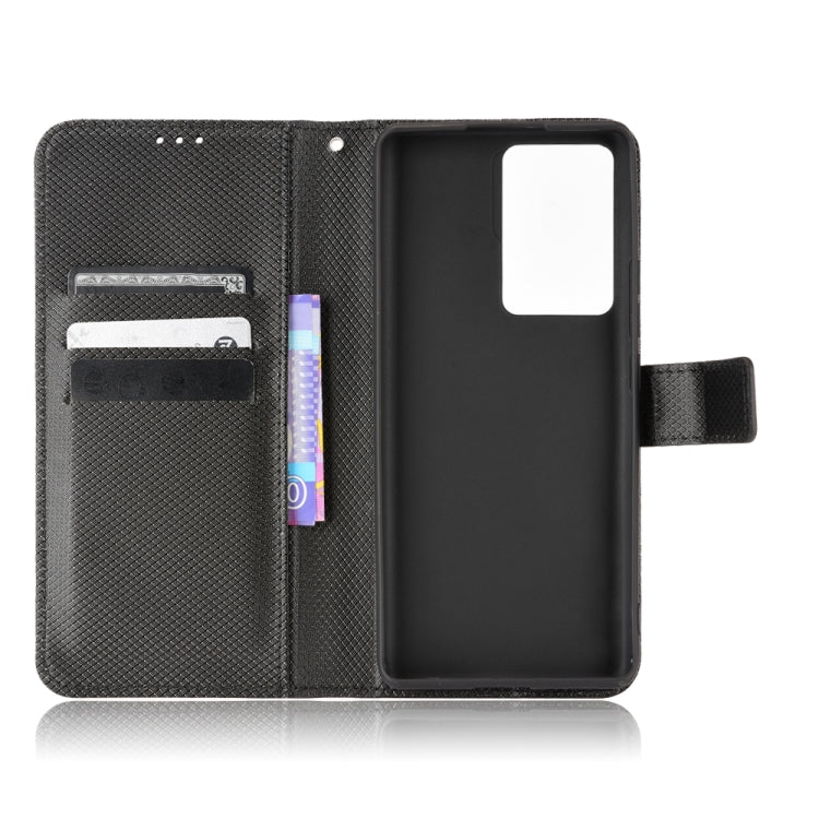 For ZTE Axon 30 Ultra 5G Diamond Texture Leather Phone Case