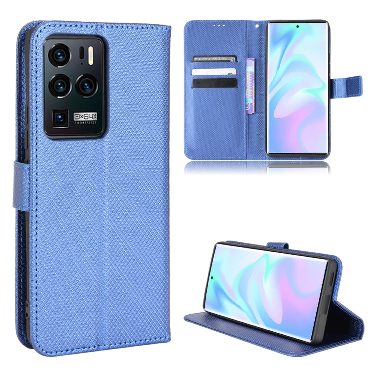 For ZTE Axon 30 Ultra 5G Diamond Texture Leather Phone Case