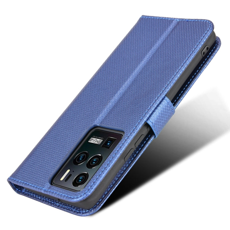 For ZTE Axon 30 Ultra 5G Diamond Texture Leather Phone Case