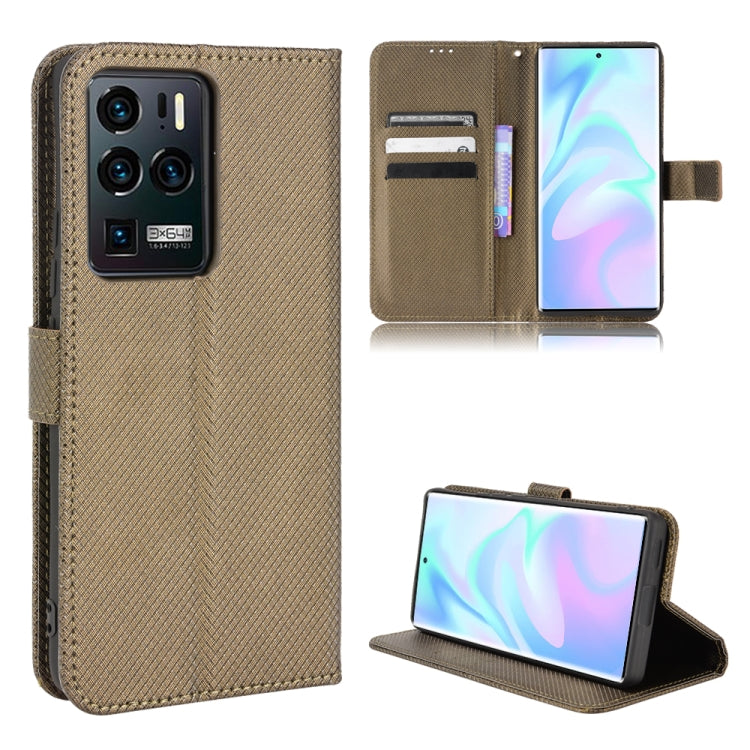 For ZTE Axon 30 Ultra 5G Diamond Texture Leather Phone Case